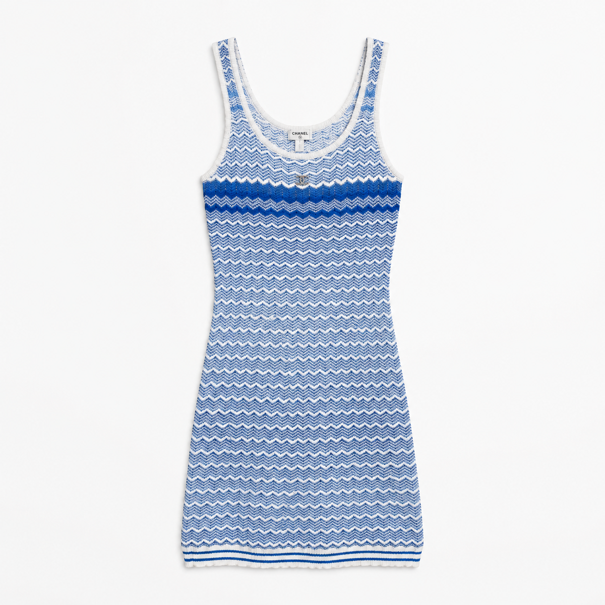 C BLUE STRIPES DRESS