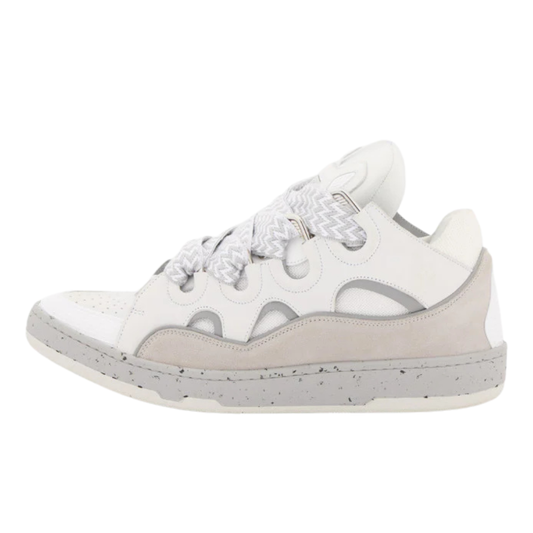 Curb White Grey Sneakers