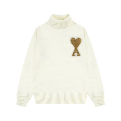 "Classic Fitted Knit Sweater"