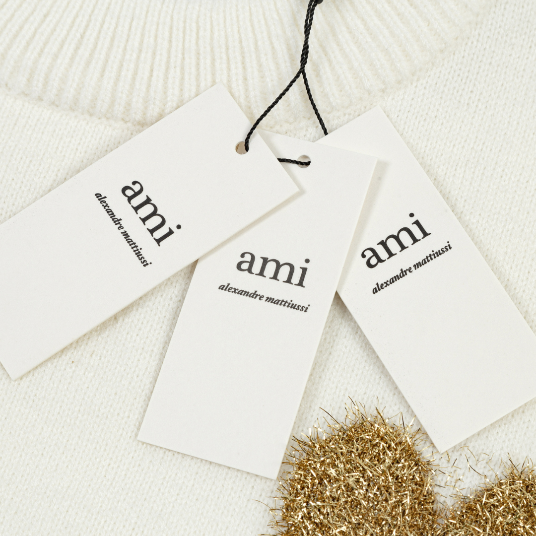 "Classic Fitted Knit Sweater"