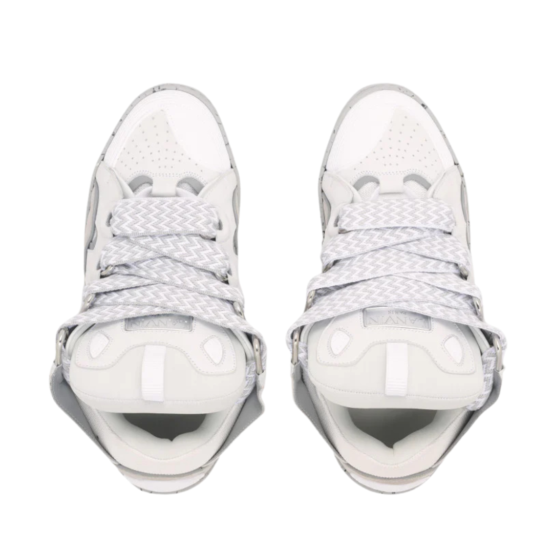 Curb White Grey Sneakers