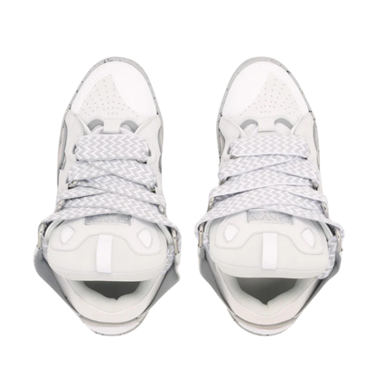 Curb White Grey Sneakers