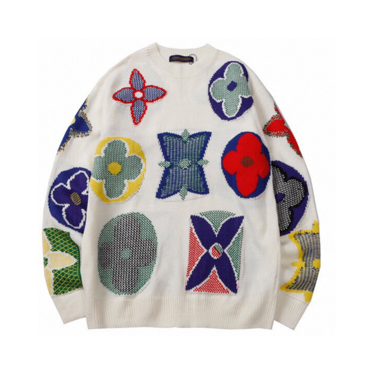 Elegant Soft Cotton Crew Sweater