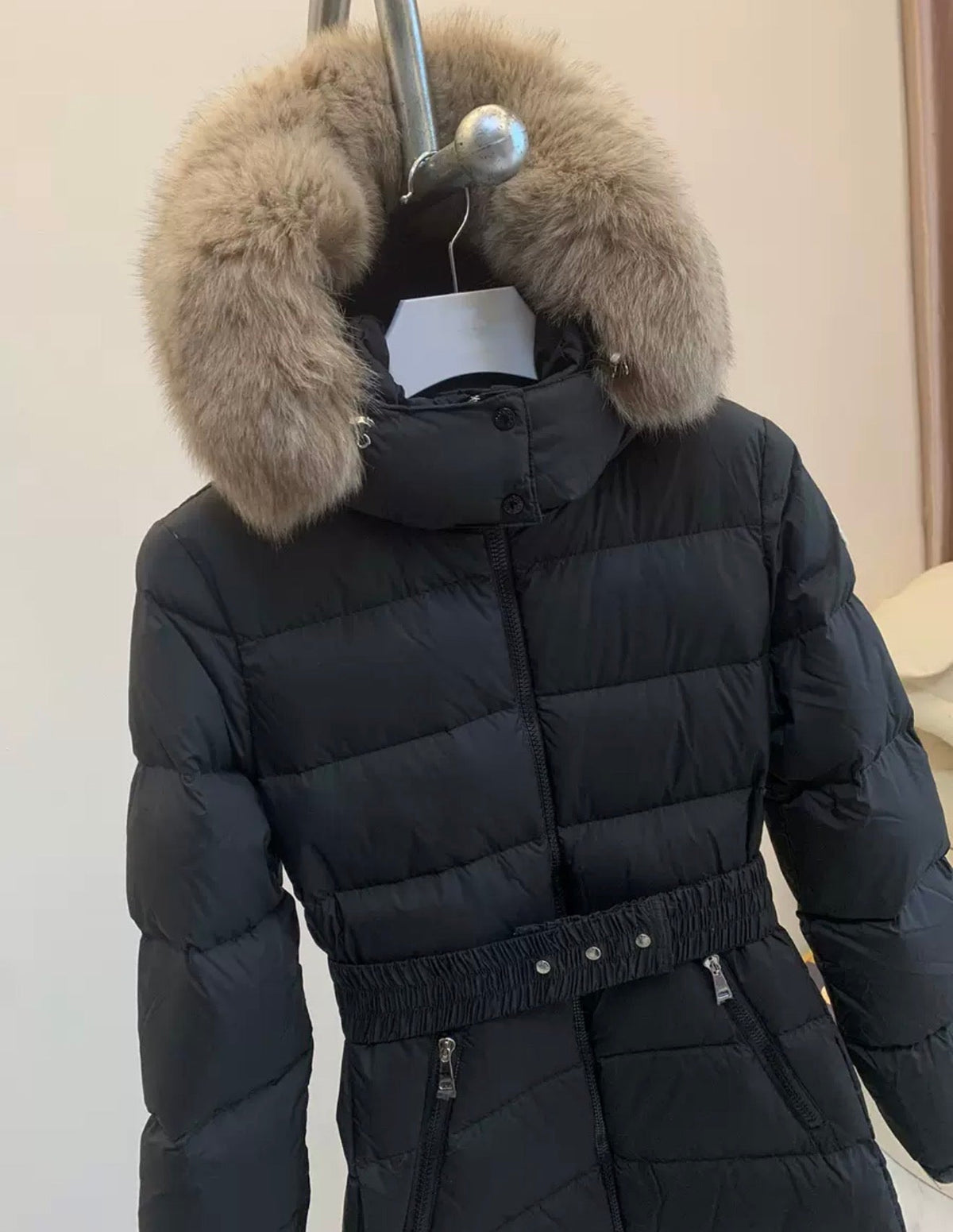 FUR TRIM LONG COAT