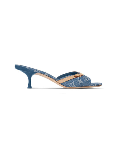 "LV" HEELS BLUE