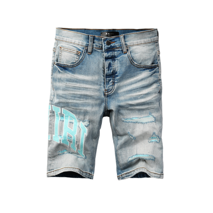 Bold Patterned Casual Shorts Outfit