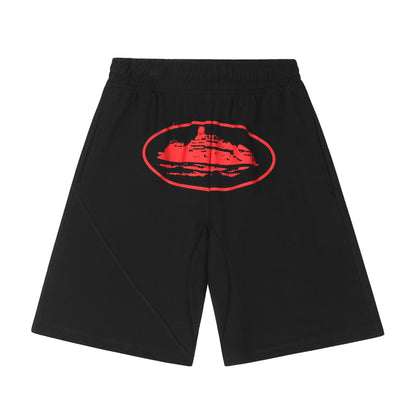 Black Red Shorts