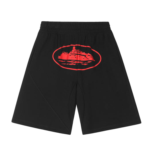 Black Red Shorts