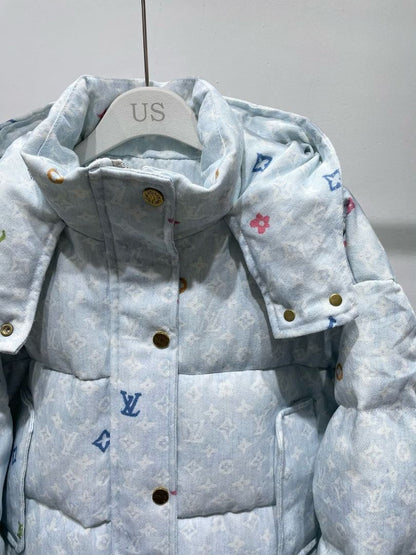 MONOGRAM DENIM COAT
