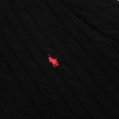 Classic Front Zip Cotton Sweater