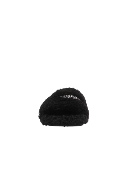 "BLNC" Fur Slides