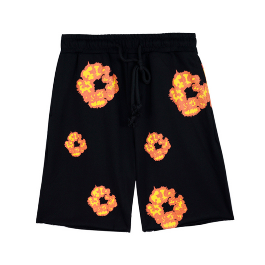 Trendy Black Two-Piece Short Set