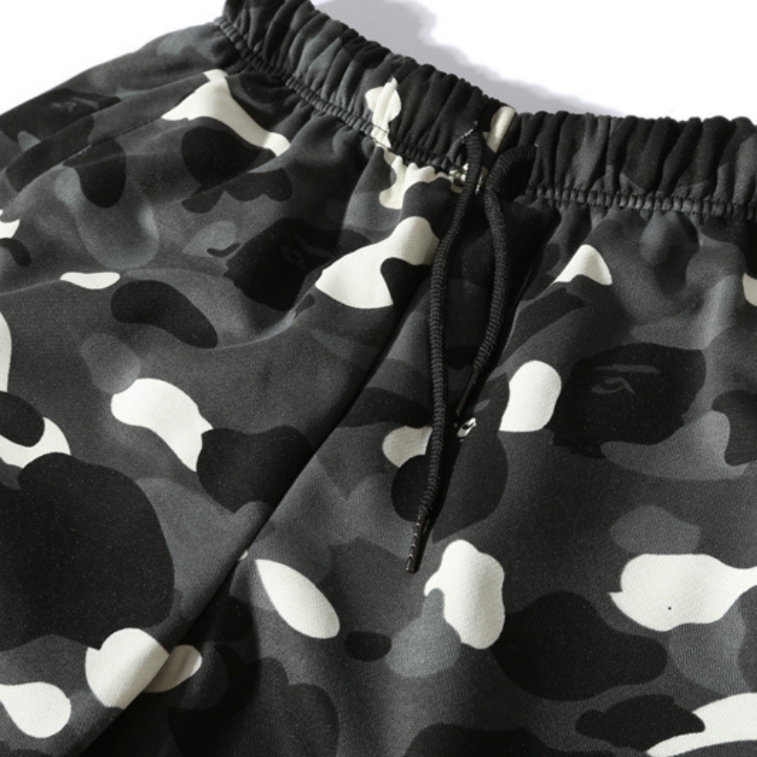 Bold Patterned Urban Shorts Outfit