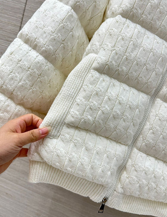 KNIT COTTON JACKET
