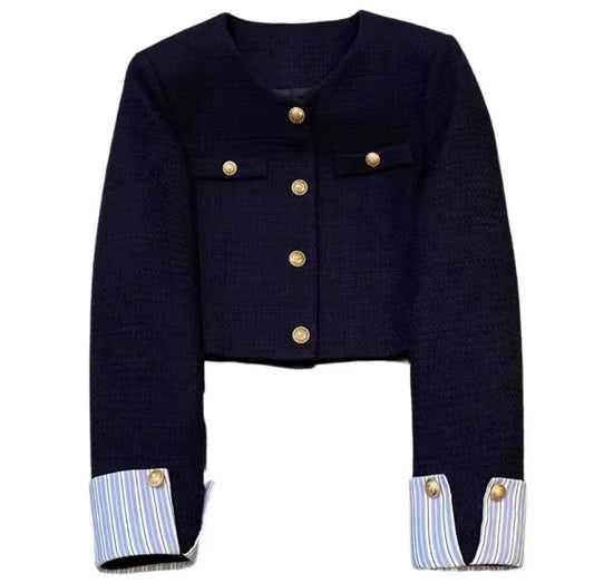 CROPPED BOUCLÉ BLAZER