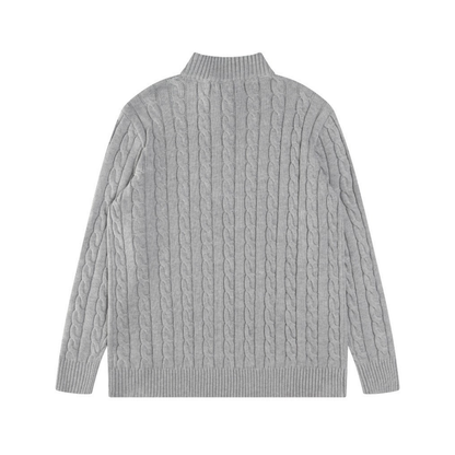 Classic Half Zip Cotton Sweater
