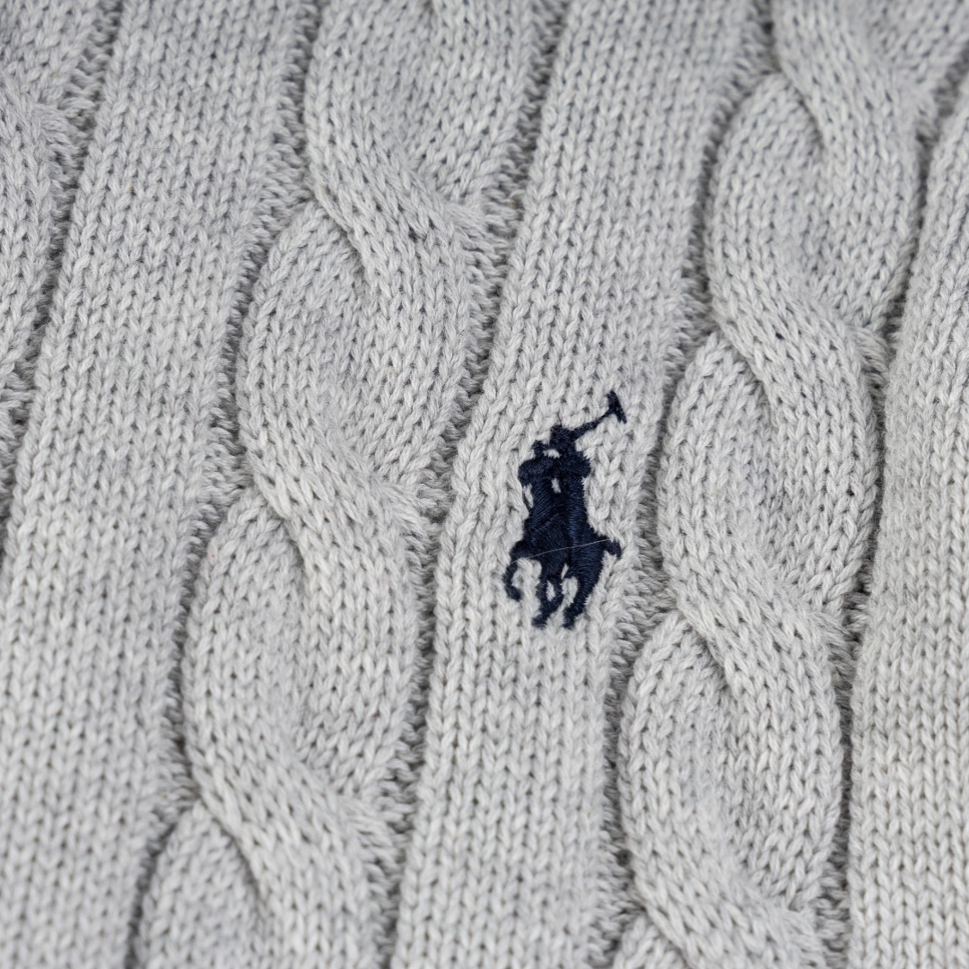 Classic Half Zip Cotton Sweater