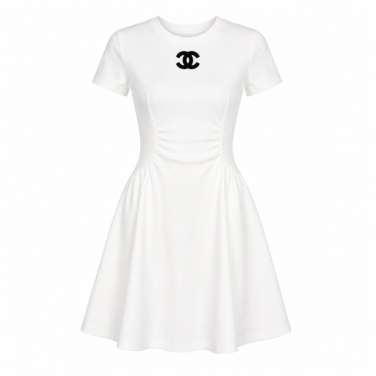 C SHORT WHITE DRESS