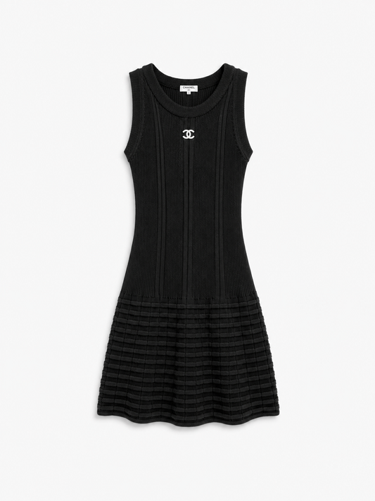 C A-LINE BLACK DRESS