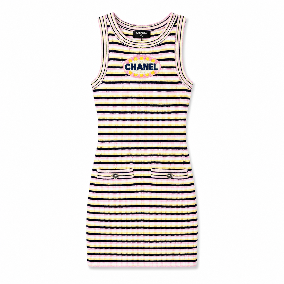 C STRIPES DRESS