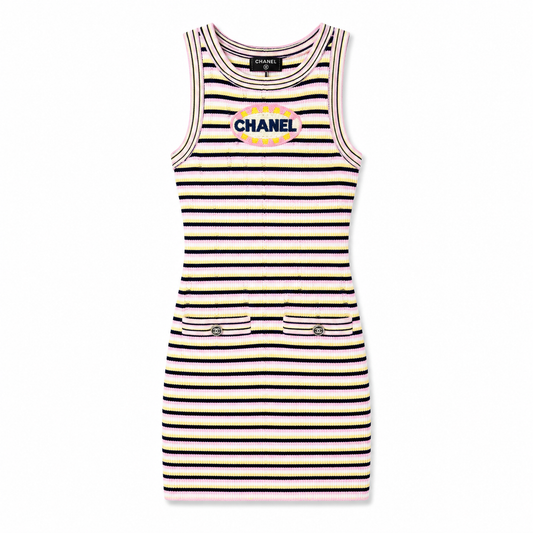 C STRIPES DRESS