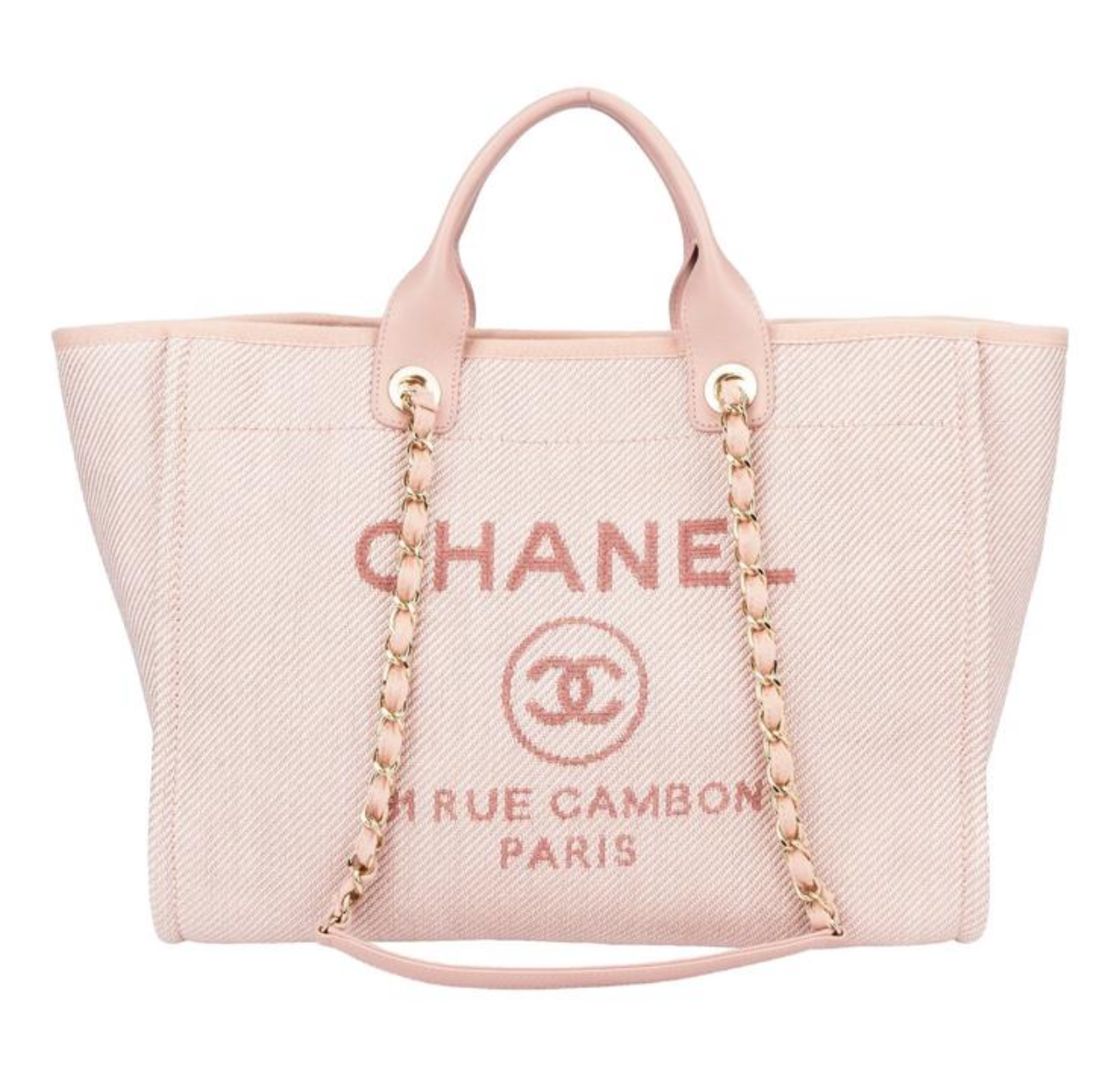 "CC" PINK TOTE BAG