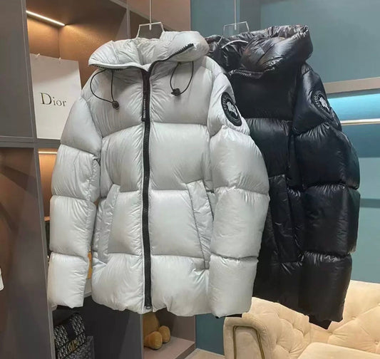 BLACK LOGO COAT