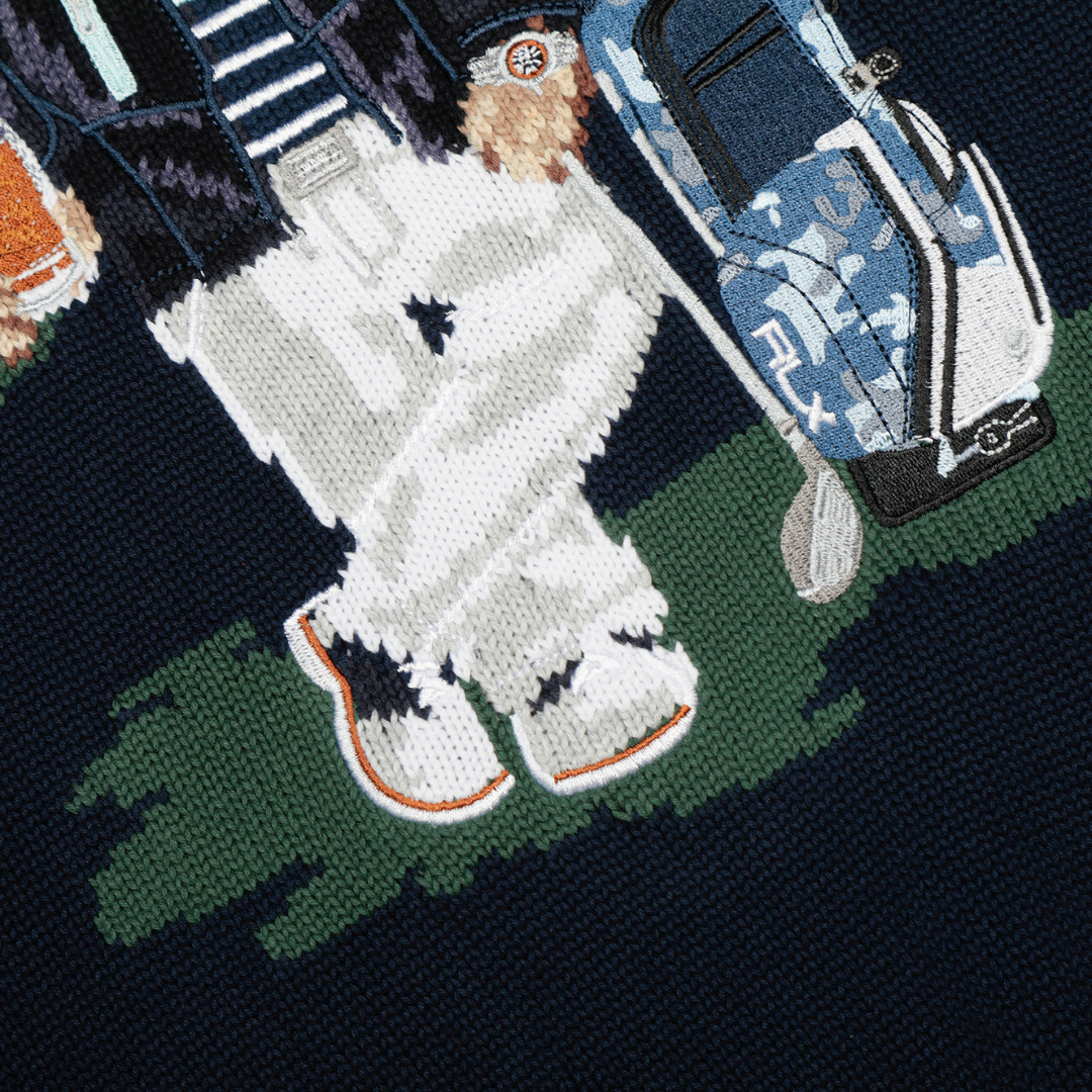Cosy Graphic Bear Cotton Sweater