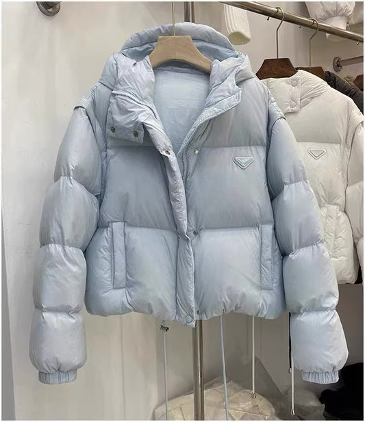TRIANGLE LIGHT BLUE COAT