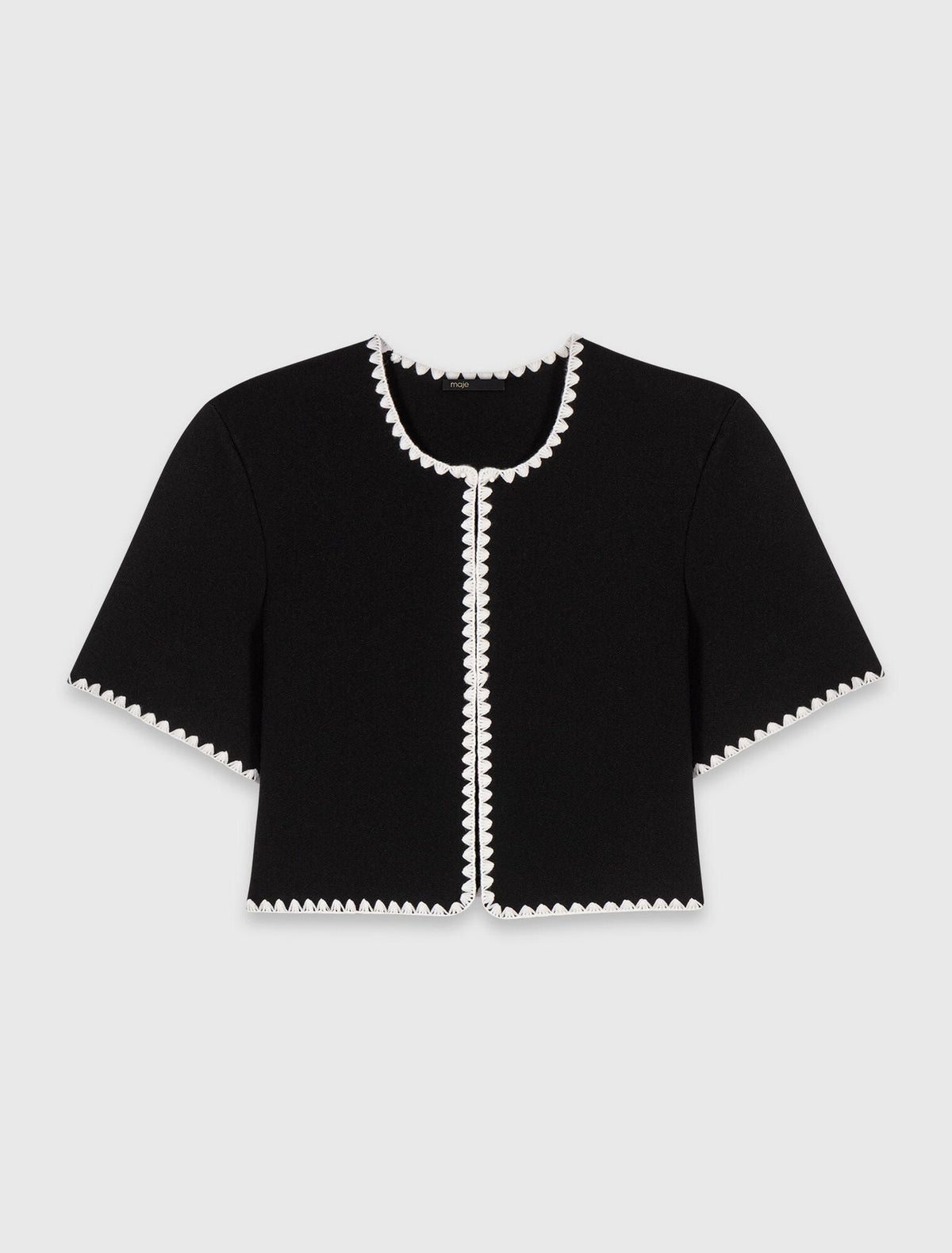 MAJE DRESS SET BLACK LINES