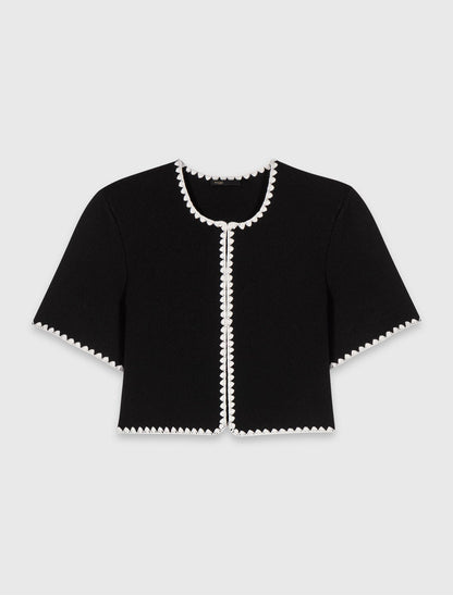 MAJE DRESS SET BLACK LINES