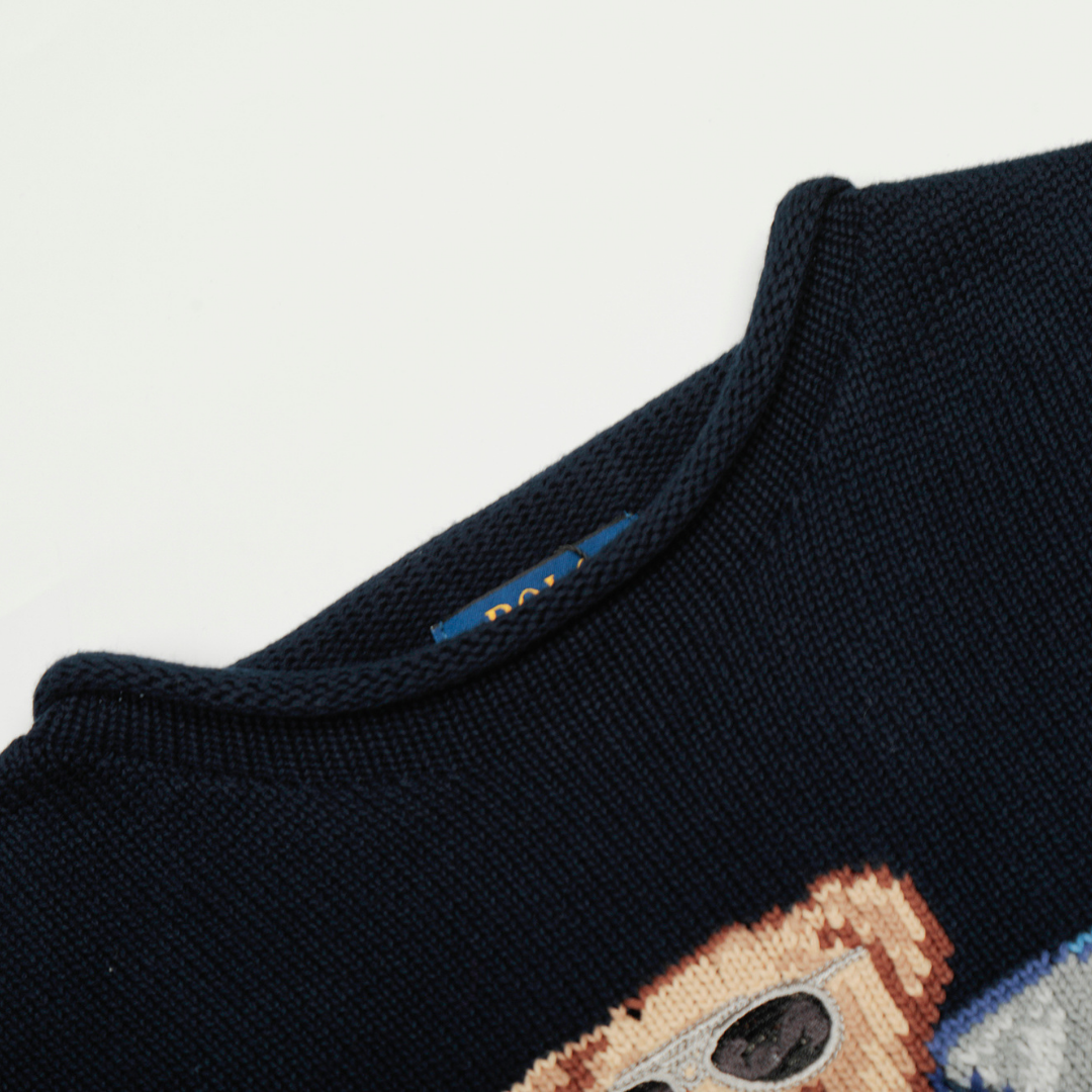 Modern Urban Bear Pattern Sweater