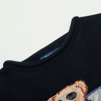 Modern Urban Bear Pattern Sweater