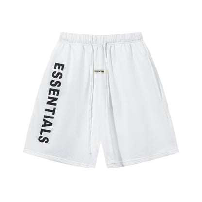 Urban Relaxed Fit Streetwear Shorts White