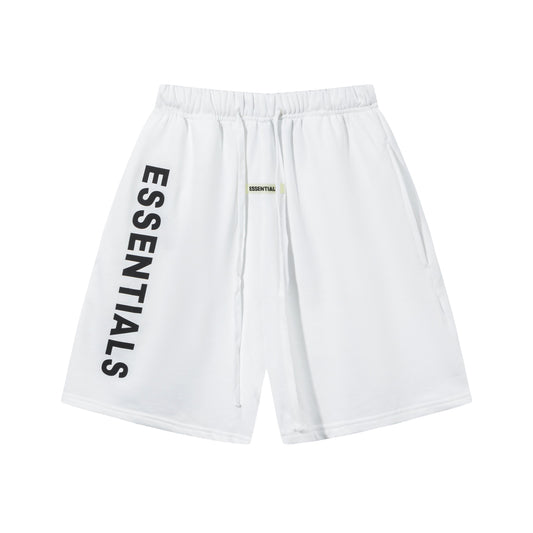 Urban Relaxed Fit Streetwear Shorts White