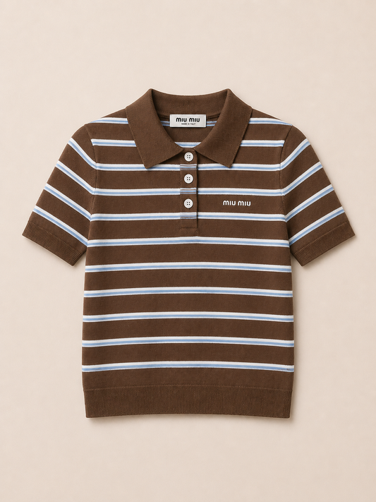 MIUÉ ORLISE TOP BROWN