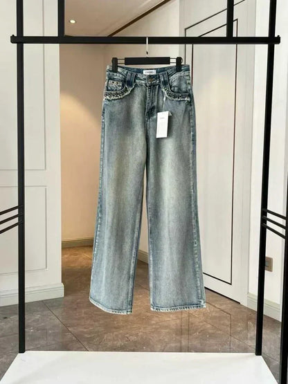 big logo jeans