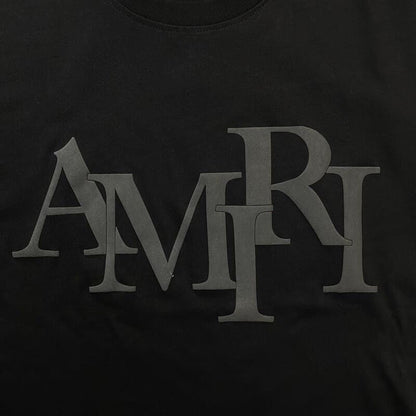 "AMR" Staggered Logo T-Shirt