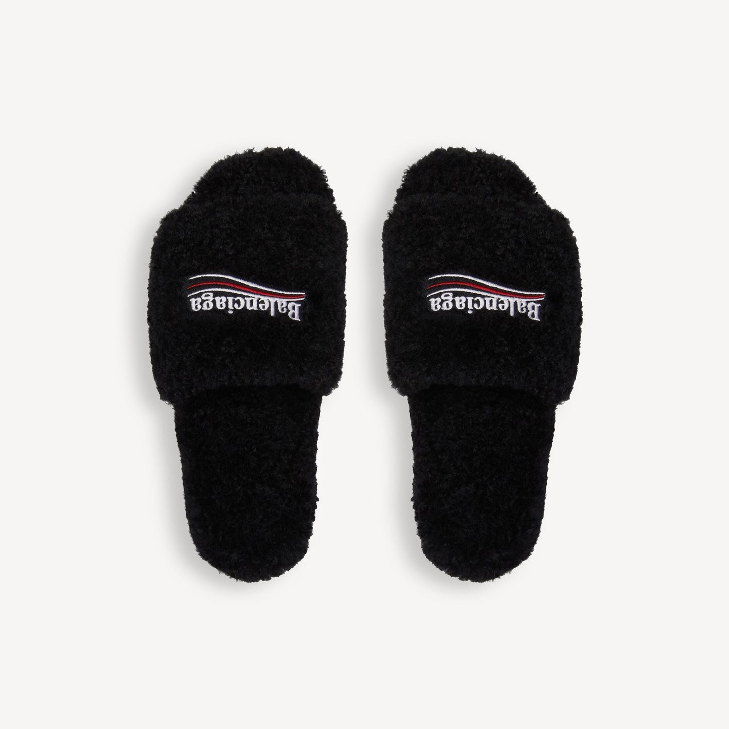 "BLNC" Fur Slides