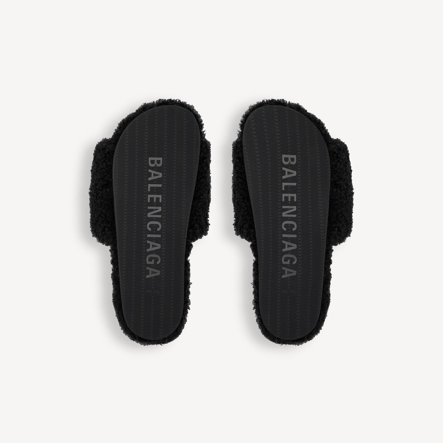 "BLNC" Fur Slides