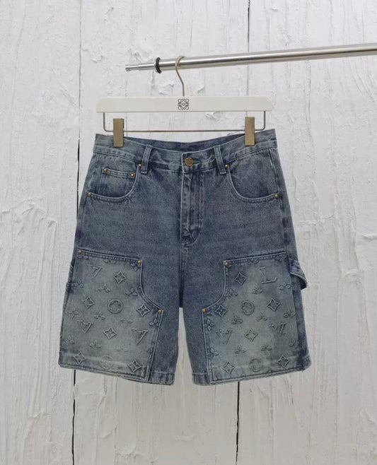 denim shorts long