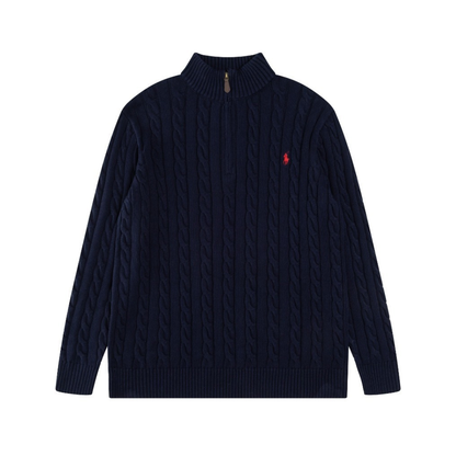 Stylish Casual Zip Pullover Shirt
