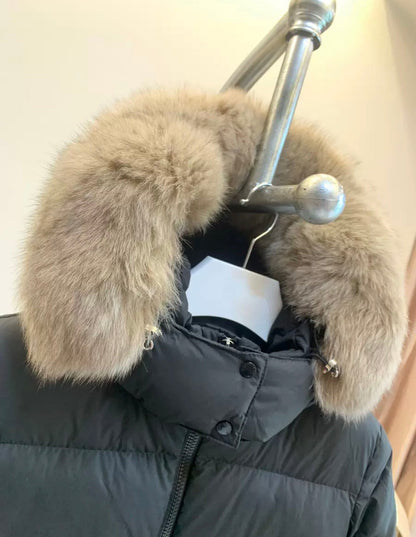 FUR TRIM LONG COAT