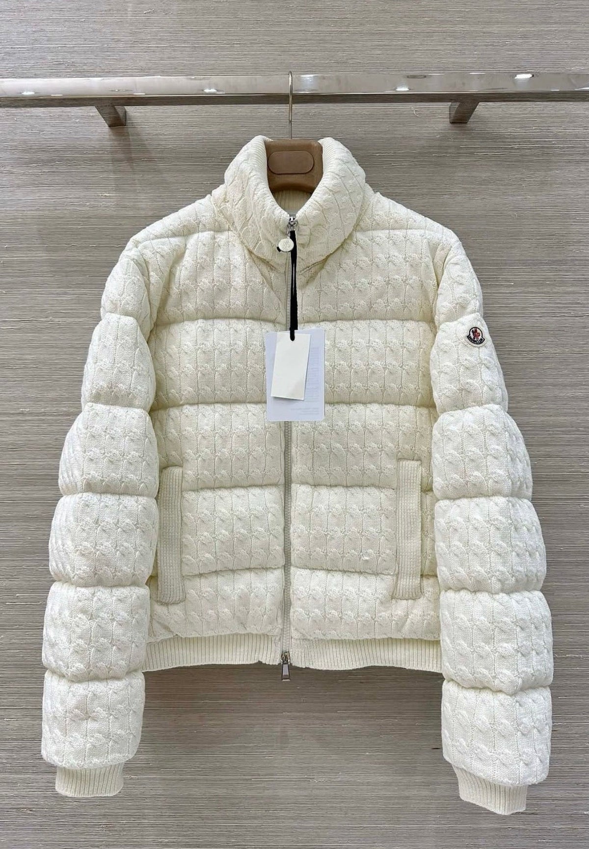 KNIT COTTON JACKET