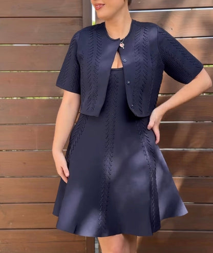 MAJE DRESS SET MARINE