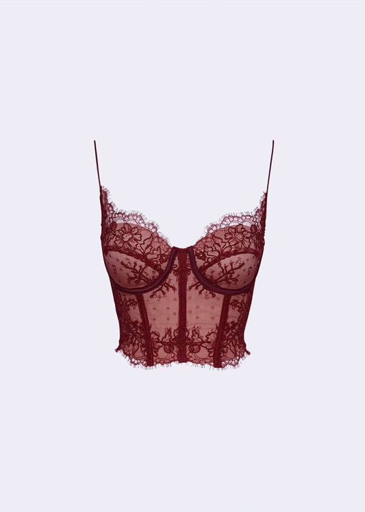 RED CORSET TOP