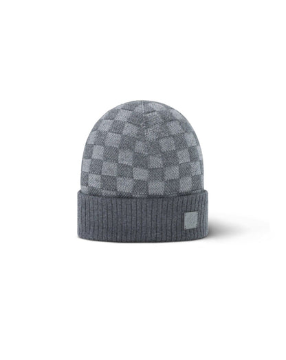 "LV" Beanie Grau