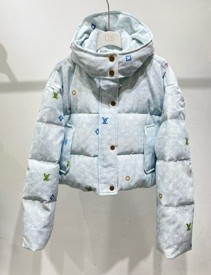 MONOGRAM DENIM COAT