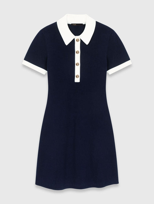 MAJE POLO DRESS