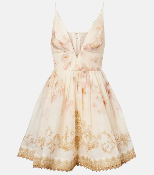 ZIMMER HYPNOTIC TRIMMED DRESS